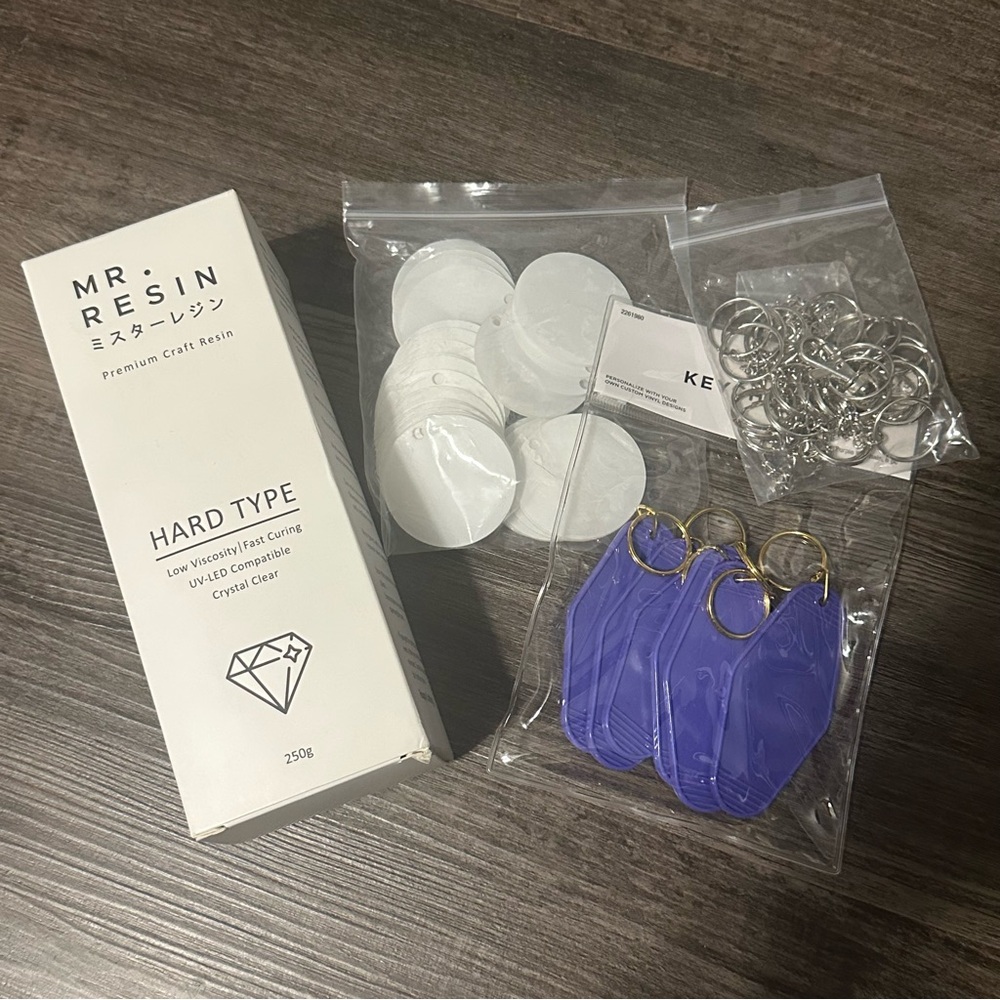 Purple Keychain Craft Kit